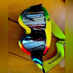 Electric Snow Goggles Rasta Colorway Early 2000s